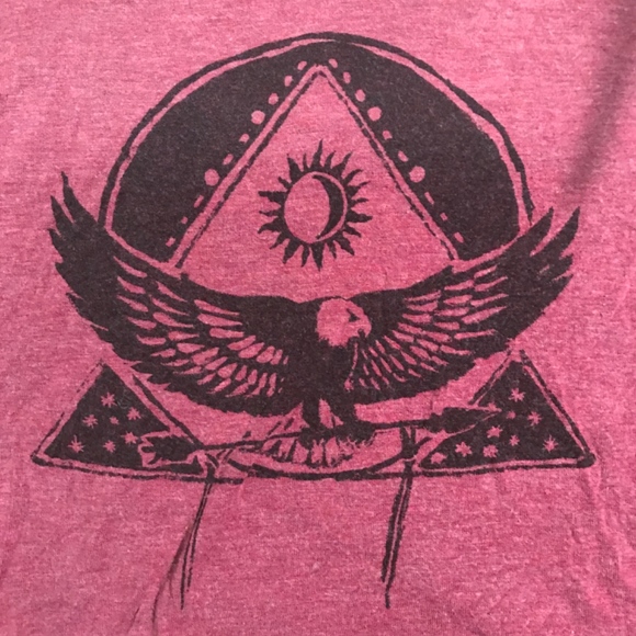 Eagle Mountains Sun Graphic Tee Shirt - Picture 2 of 4